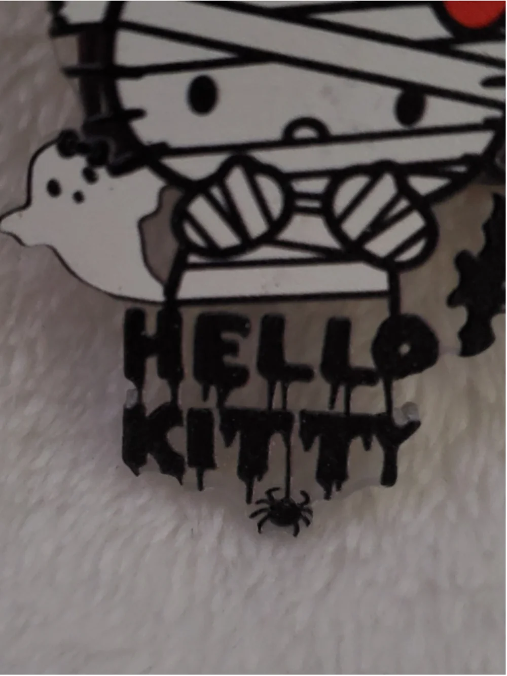 Hello Kitty Mummy Halloween Earrings--Are you 😱 scared yet 😜